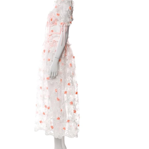 NWT Free People For Love & Lemons Tessa Midi Dress Size Small - Picture 15 of 15